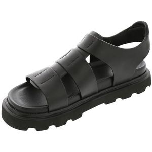 UGG Dames Capitelle Strap Slide Sandal, zwart, 3 UK, Zwart, 36 EU