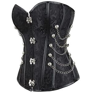 INTIMAX Odile Corset, zwart, XXL, Zwart, XXL