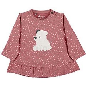 Sterntaler Babymeisjes lange mouwen ijsbeer Elia shirt, lichtrood, 62 cm