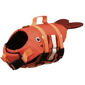 Croci Clownfish Zwemvest voor honden, zwemvest voor huisdieren, zwemvest met handvat voor honden, clownvis, 40 cm