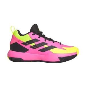 adidas Cross Em Up Select Mid Trainers Kids, niet-voetbalschoenen, uniseks, kinderen, roze (Lucid Pink Aurora Black Lucid Lemon), 39 EU