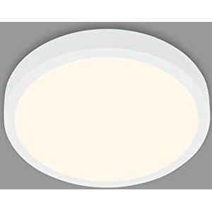 BRILONER - LED plafondlamp, plafondlamp, warm wit licht, opbouwlamp, opbouwlamp, wit, Ø280x40 mm