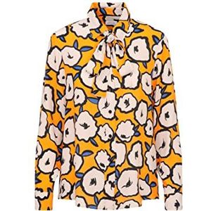 Seidensticker - Damesblouse - Oranje - Viscose - Regular Fit