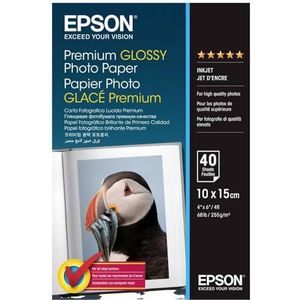 Epson Premium Glossy Photo Paper - glanzend fotopapier 10 x 15 cm - 40 vellen