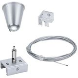 Kabelgoot - Draadkabel-Railophanging - Zilver - Voor ProRail3-Systeem