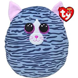 Ty – Squish a Boos – pluche kussen voor kinderen Kiki de kat, 20 cm, Ty – 39290