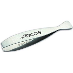 Arcos Gadgets Professionele visklem, roestvrij staal, maat 110 mm, grijs