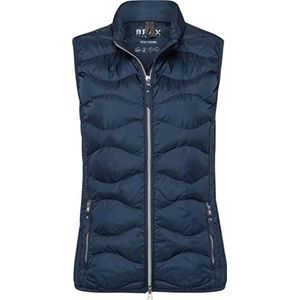 BRAX Dames Style Genf BLUEPLAET Zero Down Vest in dons-look alternatief donsvest, Deep Water, 42