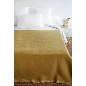 Poyet Motte Aubisque Deken van wol REH/natuur, wol, bik/naturel, 300 x 240 cm
