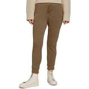TOM TAILOR Dames Loose fit stoffen broek 1029036, 28722 - Dark Sepia, 44W / 28L