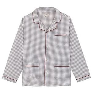 Gocco Geruite mini-pyjama met Live-A Contr-set, blauw, voor kinderen, Blauw Nieuw, Regular