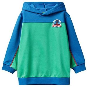 United Colors of Benetton Jersey C/CAPP. M/L 3MEPG108J Sweatshirt met capuchon, intens lichtblauw 3F4, 98 kinderen, intens lichtblauw 3f4, 24 Maanden