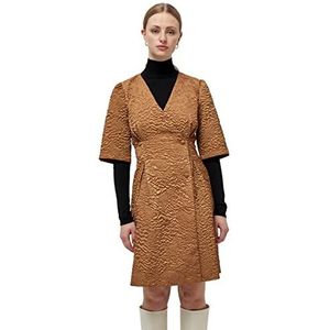 Minus Dames Esme Dress, Leder Brown, 42