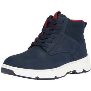 Tommy Hilfiger Heren Low Boot Laarzen Hybrid Chukka Lederen, Blue Desert Sky, 43 EU