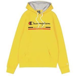 Champion Legacy Graphic Shop Authentic (220245) - Soft Compact Powerblend Fleece Sweatshirt met capuchon, Citroen, XS Heren FW24, Citroen, XS