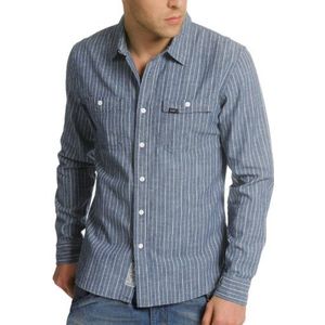 Lee Workwear T-shirt voor heren - blauw - Large