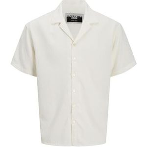JACK & JONES - Overhemd - Wit - Comfort Fit - Kwartmouw
