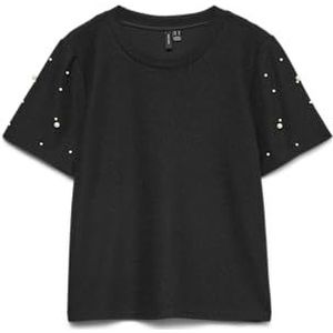 Vero - Oda Vnaya Ss O-neck Top - Zwart