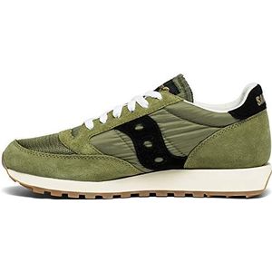 Saucony Jazz Original Vintage gymschoenen voor heren, Groen Zwart Olv Blk, 48 EU