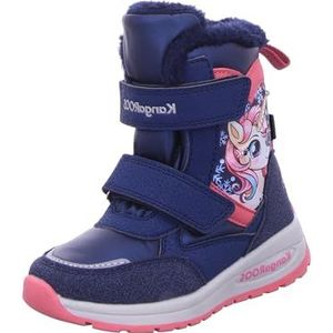 KangaROOS K-PE Calum V RTX SL sneeuwlaarzen, k Blue/Daisy pink Unicorn, 25 EU, K Blue Daisy Pink Unicorn, 25 EU