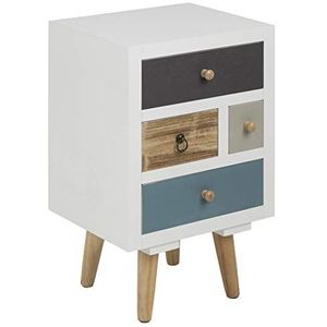 AC Design Furniture Suwen Nachtkastje, B: 36 x D: 30 x H: 59 cm, meerkleurig, hout, 1 stuk