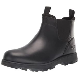 UGG Heren Hillmont Chelsea Boot, Zwart leder, 40 EU