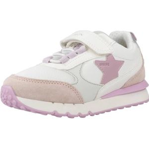 Geox J FASTICS Girl sneakers, wit/roze, 39 EU, Wit-roze., 39 EU