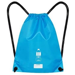 Zoggs Sling Bag, String Swim PE Bag, Sport Gym Sack Trekkoord Rugzak, Rugzak voor Sport Strand Vakantie Zwemmen Reizen, Blauw, Eén maat