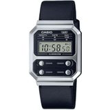 Casio Vintage uniseks zwart horloge A100WEL-1AEF