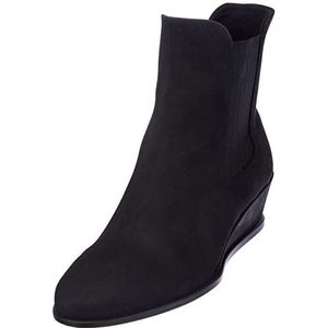 ECCO Dames Shape 45 Wedge Chelsea Boot, zwart, 36 EU