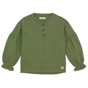 Noppies Prattville T-shirt voor meisjes, lange mouwen, Olivine - P681, 140