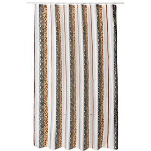 Spirella Gordijn textiel dier terrabruin 180 x 200 1240190, wit, Estandar