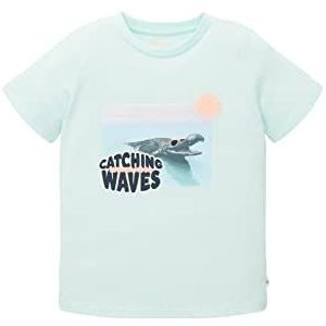 TOM TAILOR Jongens 1036062 Kinder T-Shirt, 31667-Light Aqua, 92/98, 31667 - Light Aqua, 92 cm