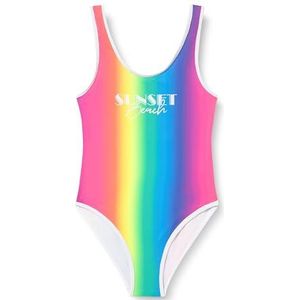 Haute pression Eendelig badpak voor meisjes, Meerkleurig, 6 Jaren