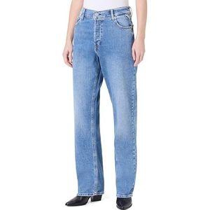 REPLAY Dames Jeans Jaylie Wide Leg Fit, Medium Blue 009 (blauw), 24W/32L
