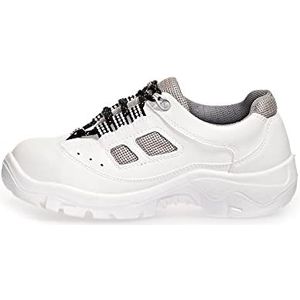 Abeba 2626-36 Anatom veiligheidsschoenen (lage schoenen), wit, 2626-51
