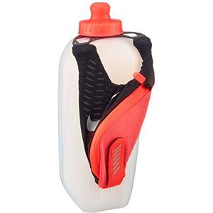 Nike L Handheld drinkfles, zwart/Total Cimson/zilver, 20 oz