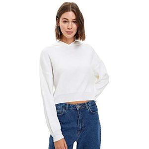 DeFacto Trui normale pasvorm voor dames - coltrui trui voor dames (ecru, L - XL), ecru, L