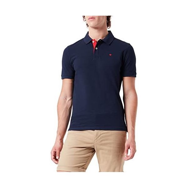 Tom Tailor Polotop lichtgrijs casual uitstraling Mode Tops Polotops 