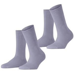 ESPRIT Dames Sokken Cloud Multipack W So katoen eenkleurig 2 paar, Blauw Blue Fog 6850, 35-38