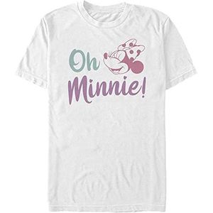 Disney Classics Mickey Classic - Oh Minnie Unisex Crew neck T-Shirt White L