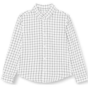 Gocco Shirt met raampatroon, Petroleum, 7-8 jaar