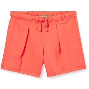 United Colors of Benetton Short 3096G9010 Shorts, koraalrood 01N, XS meisjes, Koraalrood 01N, 4 Jaar