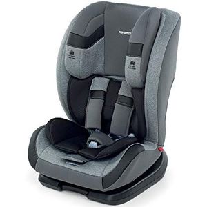 Foppapedretti Re-Klino Autostoel zonder IsoFix, groep 1/2/3 (9-36 kg), voor kinderen van 9 maanden tot 12 jaar, zilver