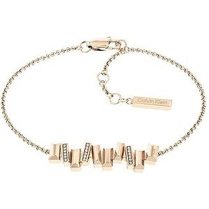 Calvin Klein LUSTER Collection Kettingarmband voor dames, anjer goud - 35000242