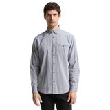 TOM TAILOR heren overhemd, 38968 - Navy Stripy Structuur, XL