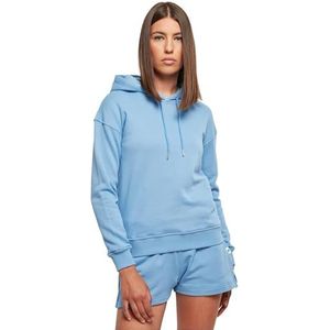 Urban Classics Dames dames biologische hoodie sweatshirt met capuchon, horizonblauw, Horizonblauw, L