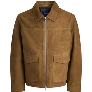 Jack & Jones Jorsuede Bomber Jacket Styd Aw24, cognac, XL, cognac, XL