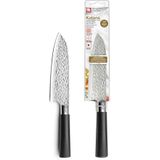 Richardson Sheffield - Katana - Santoku Mes - Zwart - 13 C Roestvrij Staal - Lemmet 17,5 cm