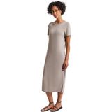 Street One Dames Glitterende Shirt jurk in Beige, in size: 36